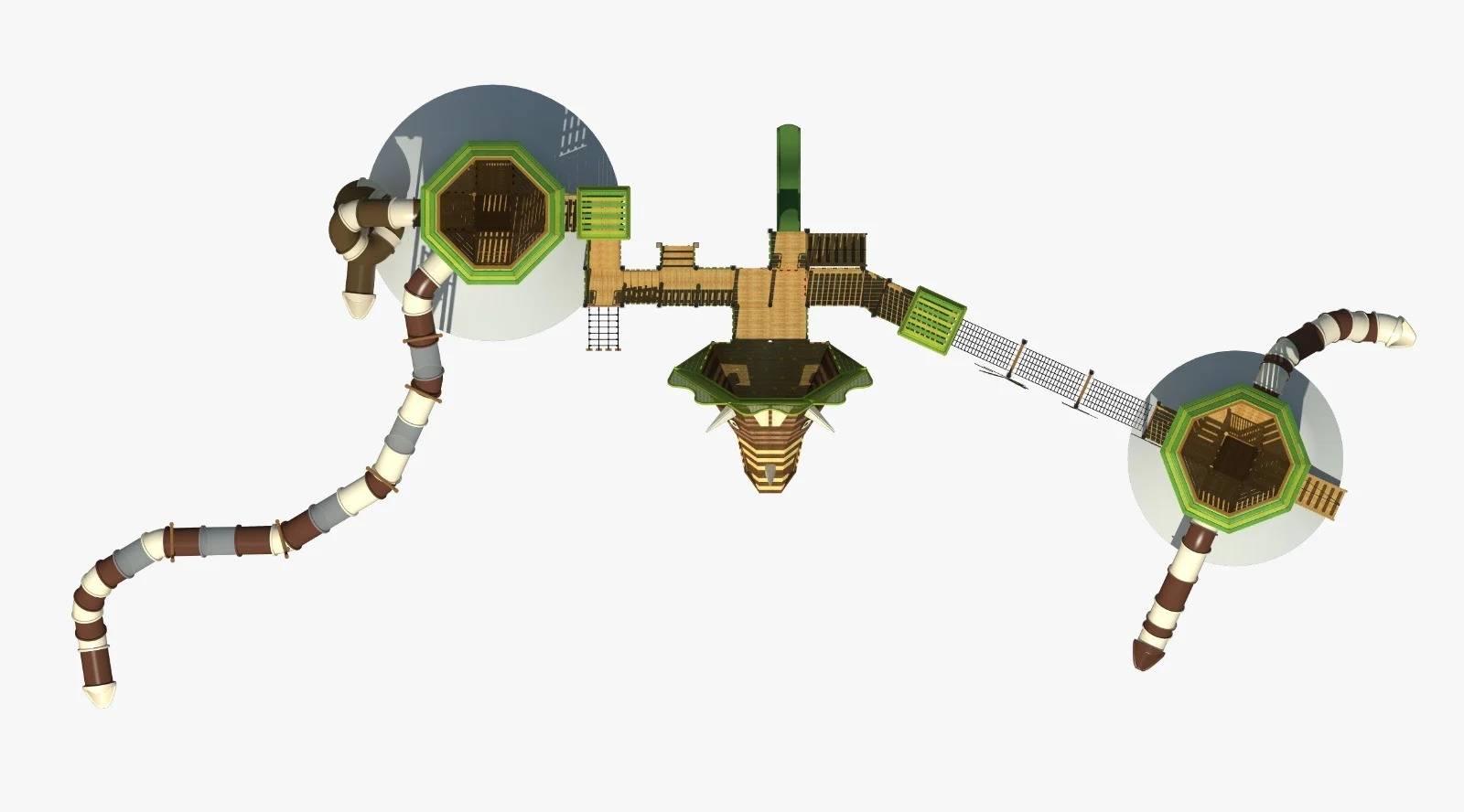 מתקן משולב דינוזאור ענק רב מפלסי - image 04